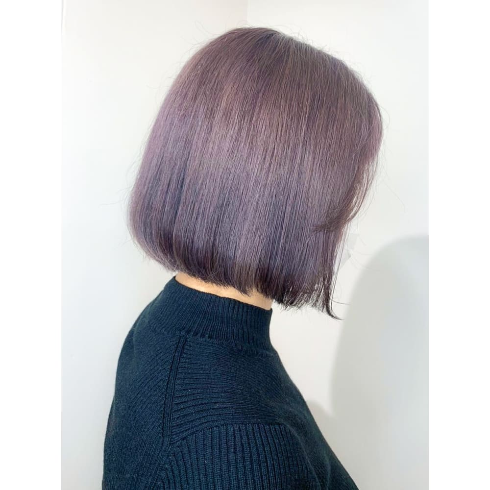 ブリーチ2回パープルボブ 吉祥寺 Colo コロ のヘアスタイル 美容院 美容室を予約するなら楽天ビューティ ブリーチ2回パープルボブ 吉祥寺 Colo コロ のヘアスタイル 美容院 美容室を予約するなら楽天ビューティ