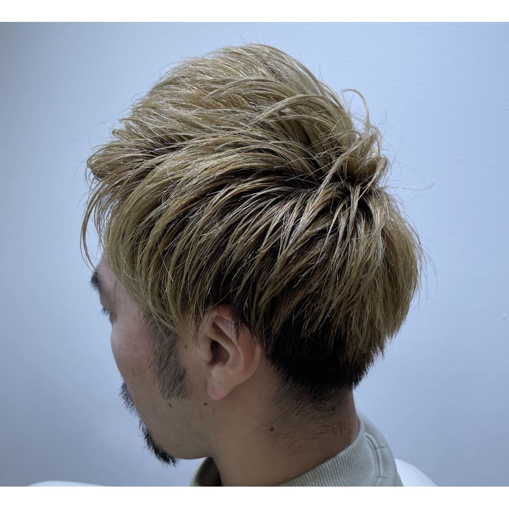束感ペールベージュメンズヘア Oasis Hair オアシス ヘアー のヘアスタイル 美容院 美容室を予約するなら楽天ビューティ