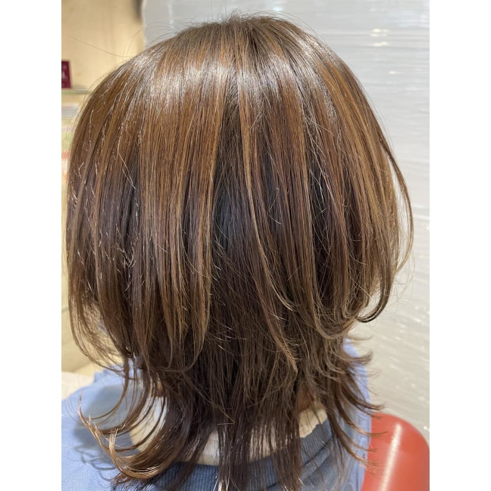 伸ばしかけ外ハネヘアー Emu International 春日部本店 エムインターナショナル のヘアスタイル 美容院 美容室を予約するなら楽天ビューティ