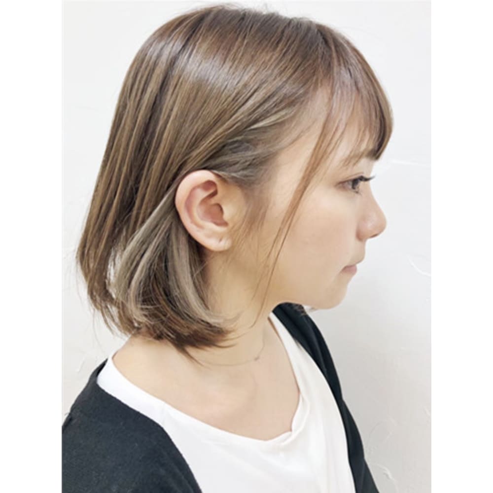 ナチュラルヌーディ ボブ インナーカラー Ash 亀戸店 アッシュ のヘアスタイル 美容院 美容室を予約するなら楽天ビューティ ナチュラルヌーディ ボブ インナーカラー Ash 亀戸店 アッシュ のヘアスタイル 美容院 美容室を予約するなら楽天ビューティ