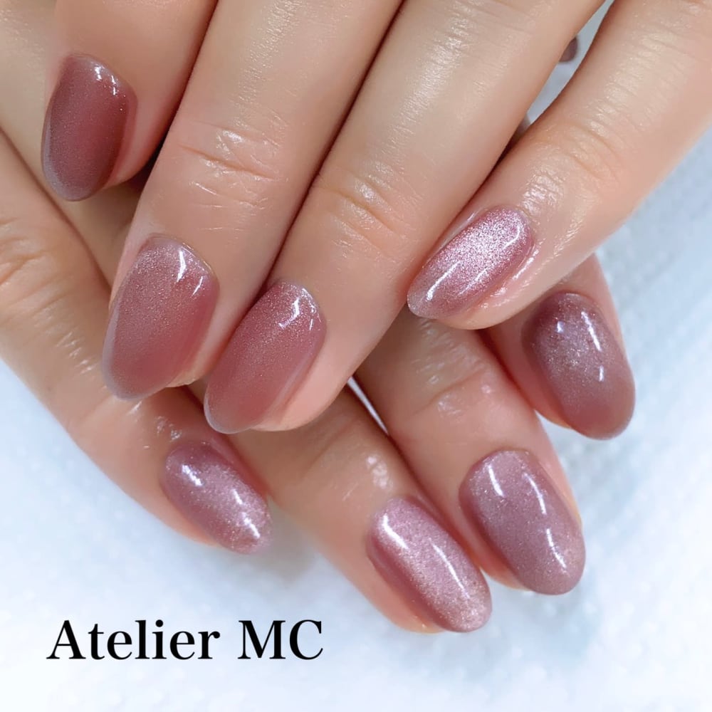 マグネットネイル ワンカラー Type B Atelier Mc Nail Salon アトリエ エムシー ネイルサロン のネイルデザイン ネイル まつげサロンを予約するなら楽天ビューティ