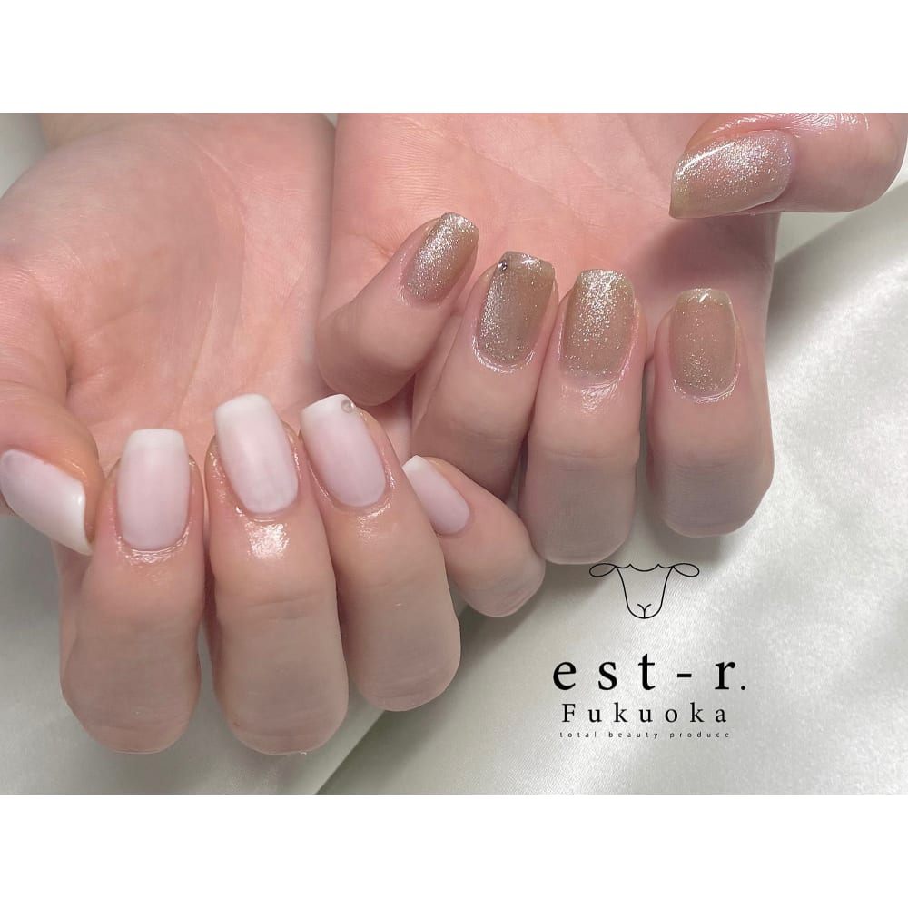 ちぐはぐネイル Est R 福岡博多口店 Eye Nail エストアール フクオカハカタグチテン アイ アンド ネイル のネイルデザイン ネイル まつげサロンを予約するなら楽天ビューティ
