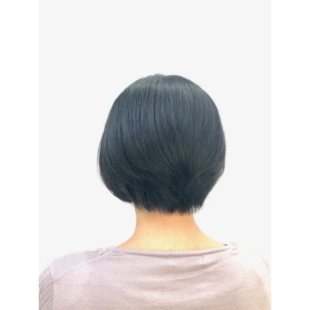 ショートボブ ショート 黒髪 小顔 40代50代60代 白髪 Qualis 上福岡店 クオリスカミフクオカテン のヘアスタイル 美容院 美容室を予約するなら楽天ビューティ