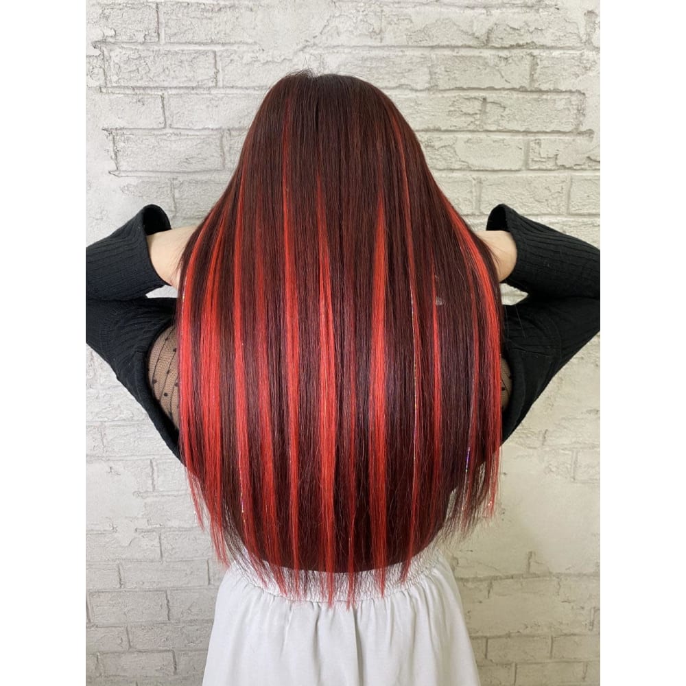 派手髪live仕様エクステハイライト7054 Prize 池袋西口店 プライズ のヘアスタイル 美容院 美容室を予約するなら楽天ビューティ