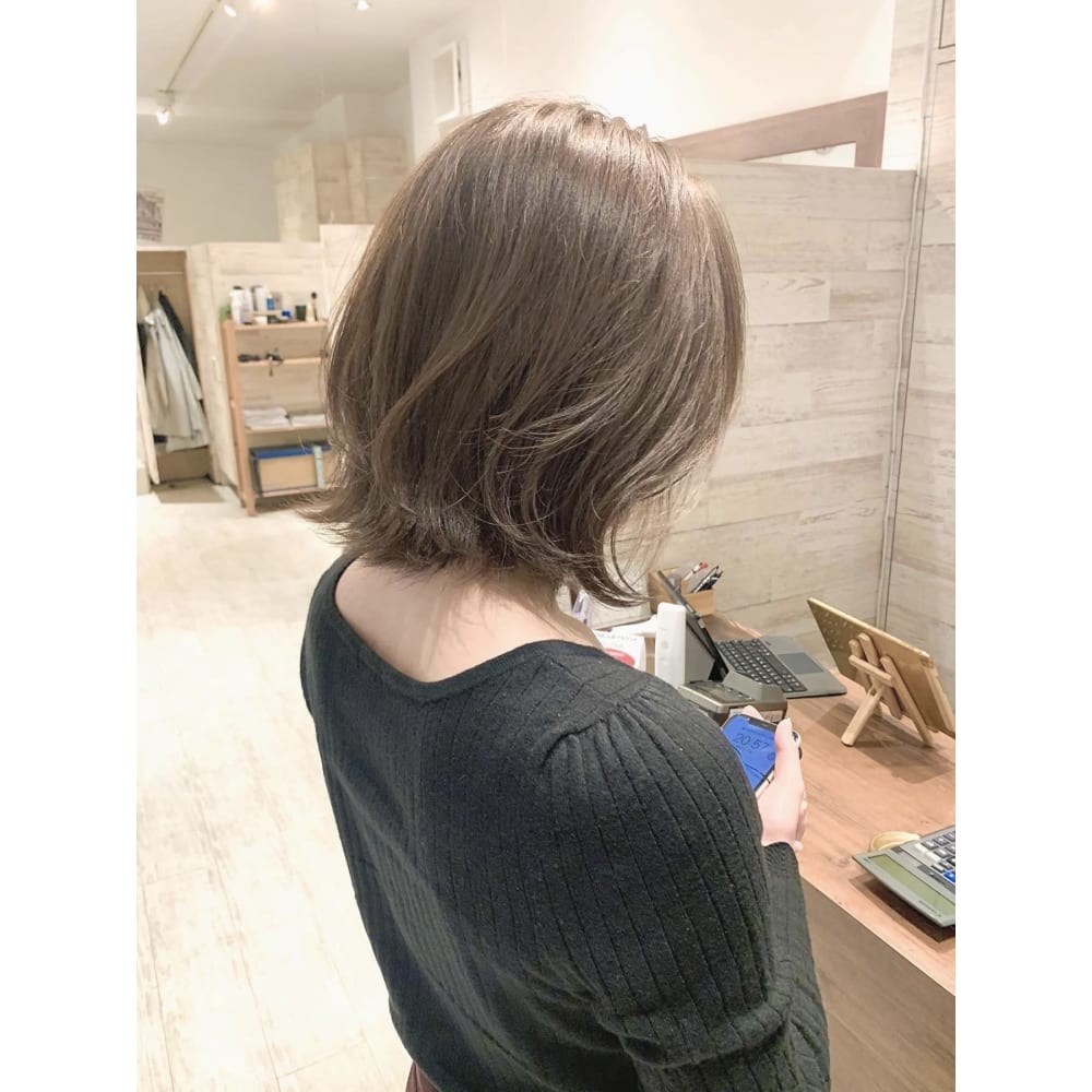 代30代40代 大人くびれレイヤーボブ Fam Hair新小岩 ファムヘアーシンコイワ のヘアスタイル 美容院 美容室を予約するなら楽天ビューティ