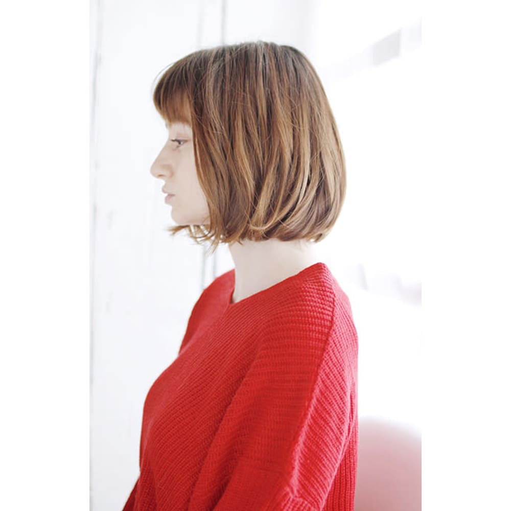 代30代40代 ショートバング アンニュイボブ 烏丸 Safric Hair Beauty Spa サフリックヘアアンドビューティースパ のヘアスタイル 美容院 美容室を予約するなら楽天ビューティ