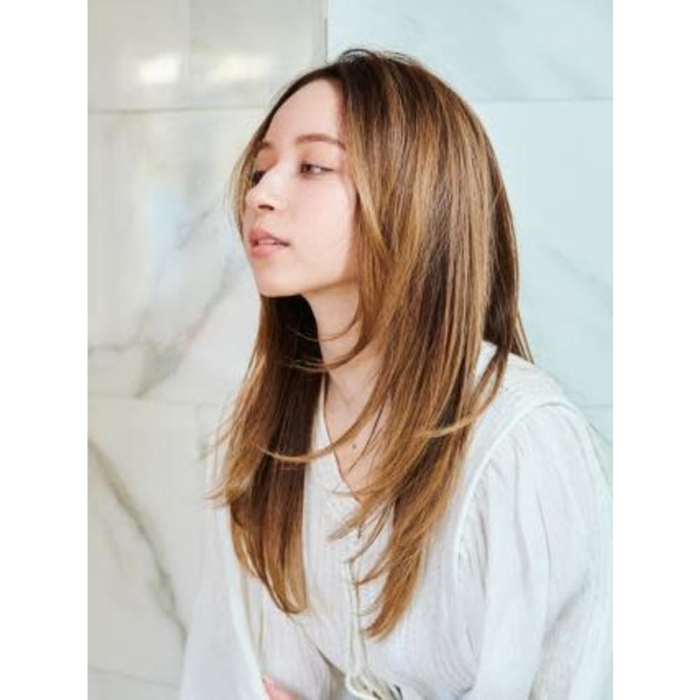 Aube Hair 外国人風ヘルシーストレート Aube Hair Seed 沖縄西原店 オーブヘアシード オキナワニシハラテン のヘアスタイル 美容院 美容室を予約するなら楽天ビューティ