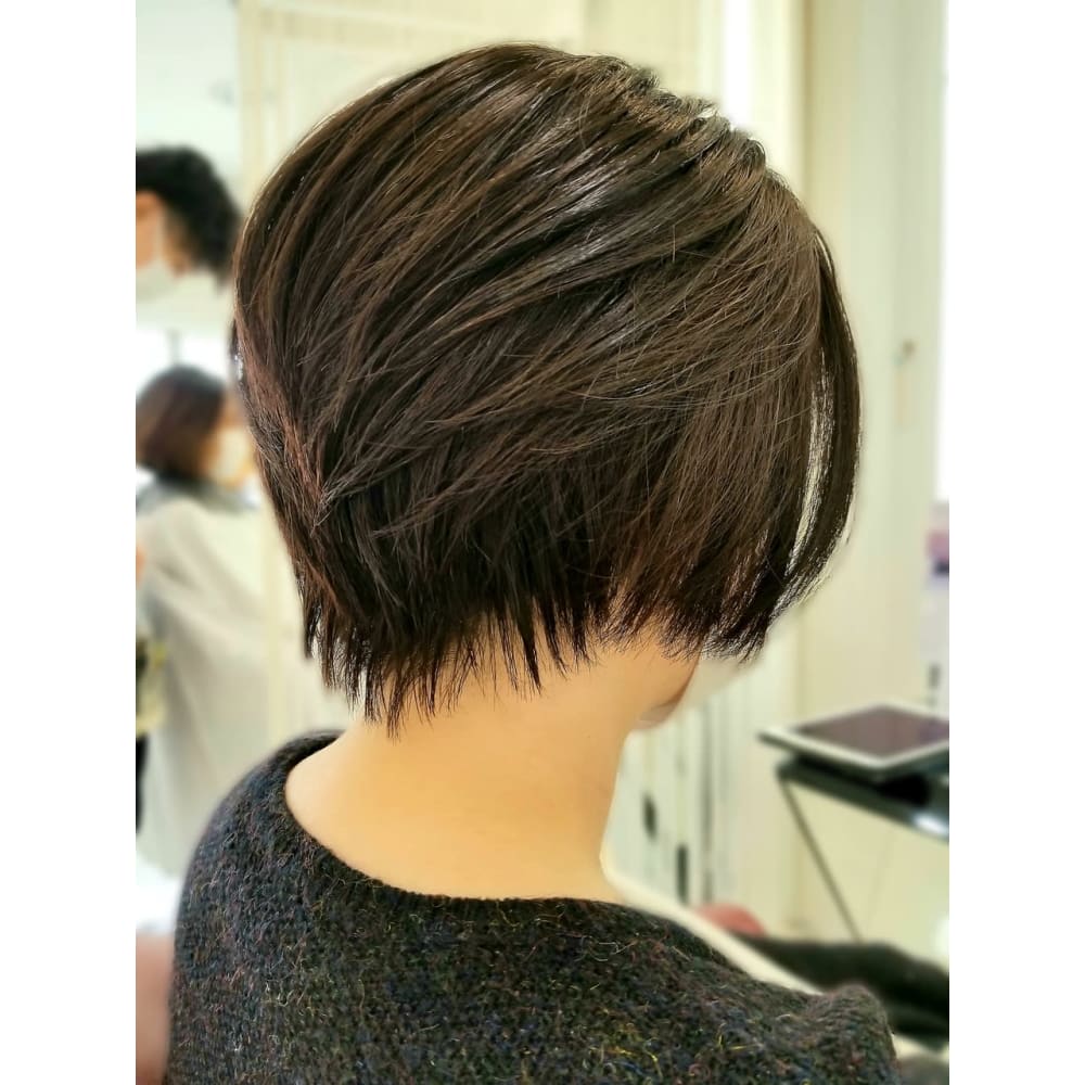 大人可愛い代30代40代前下がりショートボブ丸みショート Qualis 赤塚店 クオリスアカツカテン のヘアスタイル 美容院 美容室を予約するなら楽天ビューティ 大人可愛い代30代40代前下がりショートボブ丸みショート Qualis 赤塚店 クオリスアカツカテン のヘアスタイル 美容院 美容室を予約するなら楽天ビューティ