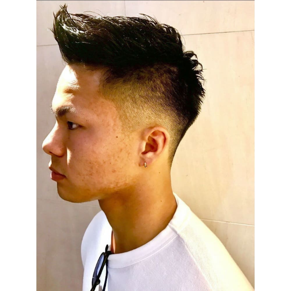 芸能人風フェード 理容室 上野 メンズ ショート Hiro Ginza Hair Salon 上野店 ヒロギンザヘアサロンウエノテン のヘアスタイル 美容院 美容室を予約するなら楽天ビューティ