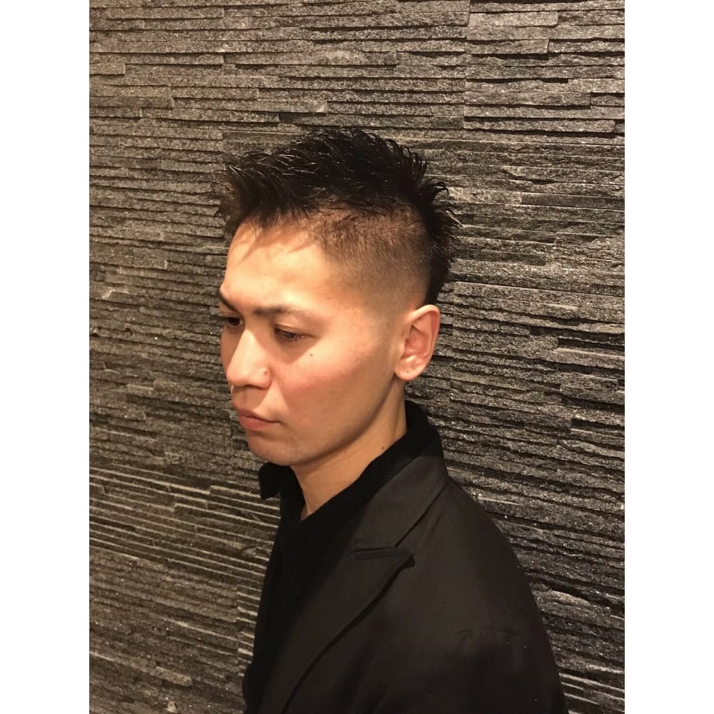 モヒカンフェード 理容室 上野 メンズ ショート Hiro Ginza Hair Salon 上野店 ヒロギンザヘアサロンウエノテン のヘアスタイル 美容院 美容室を予約するなら楽天ビューティ