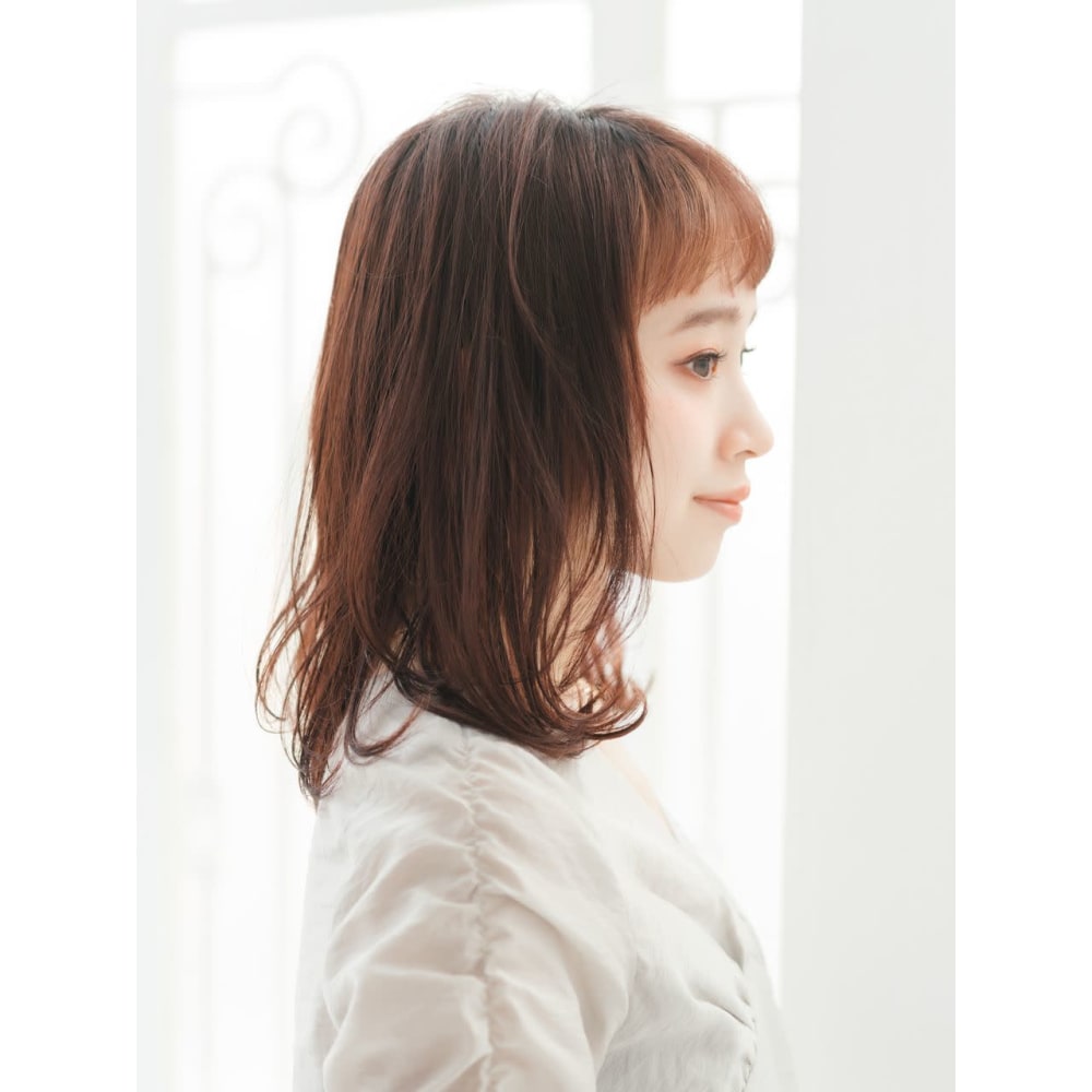 ショートバングミディアムボブ Little 福岡 リトルフクオカ のヘアスタイル 美容院 美容室を予約するなら楽天ビューティ