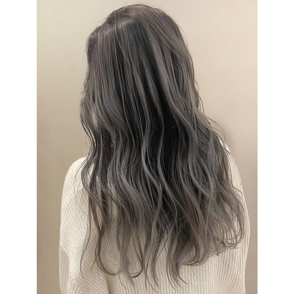 Aube Hair ダークアッシュハイライト ウェーブパー Aube Hair Leo 千歳烏山店 オーブヘアレオチトセカラスヤマテン のヘアスタイル 美容院 美容室を予約するなら楽天ビューティ
