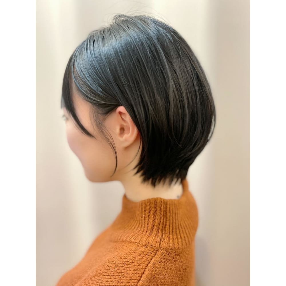 大人可愛い30代40代ひし形黒髪小顔ショートボブ Bekku Hair Salon ベックヘアサロン のヘアスタイル 美容院 美容室を予約するなら楽天ビューティ