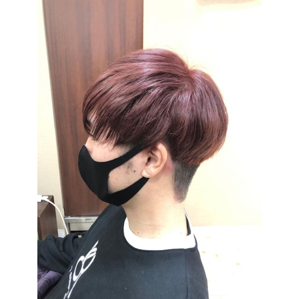 韓国風 レッド マッシュ ショート Another Sky アナザースカイ のヘアスタイル 美容院 美容室を予約するなら楽天ビューティ