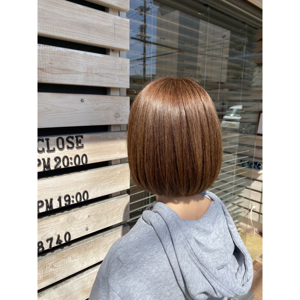 肩につかない ボブスタイル Salon De Castillo 髪質改善 サロンドカスティーロ カミシツカイゼン のヘアスタイル 美容院 美容室を予約するなら楽天ビューティ