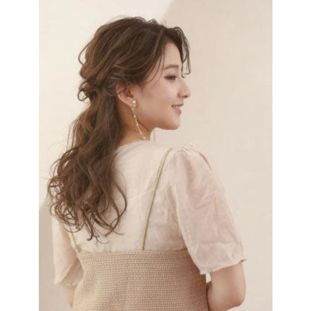 Aube Hair サイド編み込みハーフアップ Aube Hair Lala 小倉店 オーブヘアララコクラテン のヘアスタイル 美容院 美容室を予約するなら楽天ビューティ