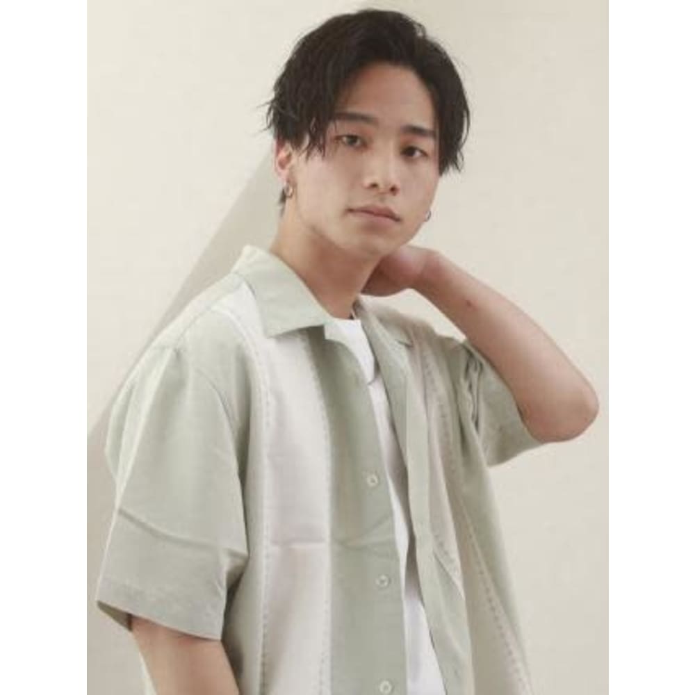 Aube Hair かきあげヘア 七三オールバック Aube Hair Lala 小倉店 オーブヘアララコクラテン のヘアスタイル 美容院 美容室を予約するなら楽天ビューティ