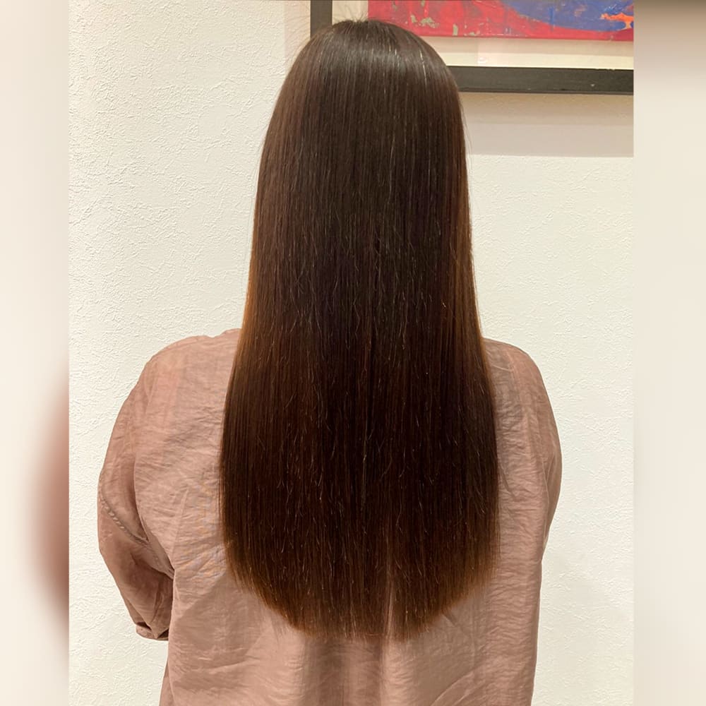 髪質改善縮毛矯正 毛先までしっかりまとまるサラ艶矯正 Ash 川崎店 アッシュ のヘアスタイル 美容院 美容室を予約するなら楽天ビューティ