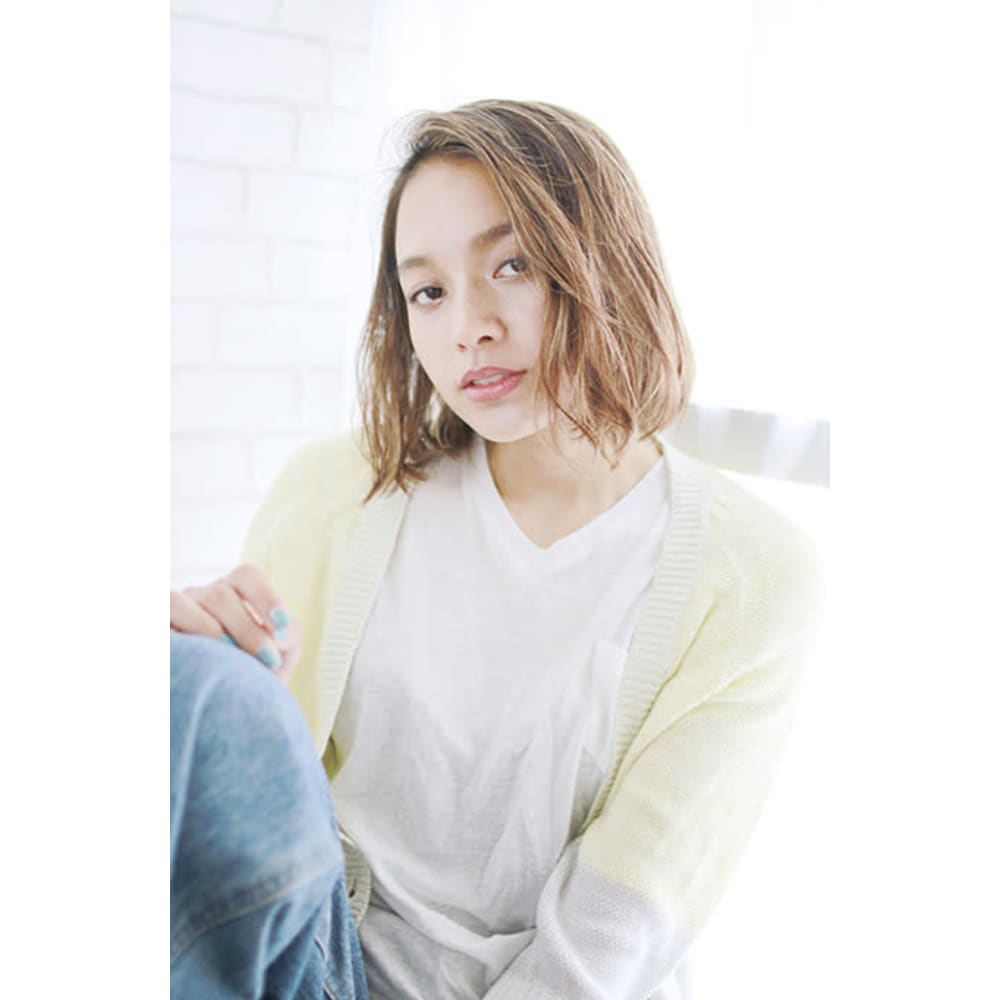 代30代40代 無造作とろみボブ 草津 Fiika フィーカ のヘアスタイル 美容院 美容室を予約するなら楽天ビューティ