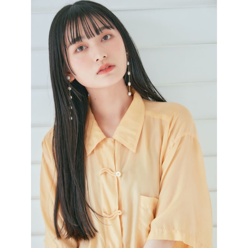 シースルー前髪ロングヘア Little 柏 リトルカシワ のヘアスタイル 美容院 美容室を予約するなら楽天ビューティ