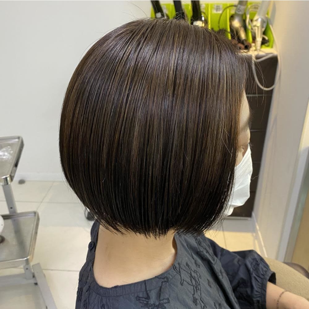 白髪染めしない白髪染め ボブ ハイライトカラー 西原晃 Face 大船 フェイス オオフナ のヘアスタイル 美容院 美容室を予約するなら楽天ビューティ 白髪染めしない白髪染め ボブ ハイライトカラー 西原晃 Face 大船 フェイス オオフナ のヘアスタイル 美容院 美容室を予約するなら楽天ビューティ