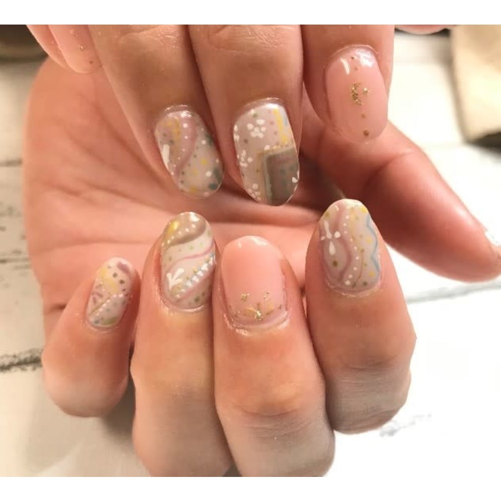 手書きアートデザイン Lakkus 2nd ラックスセカンド のネイルデザイン ネイル まつげサロンを予約するなら楽天ビューティ