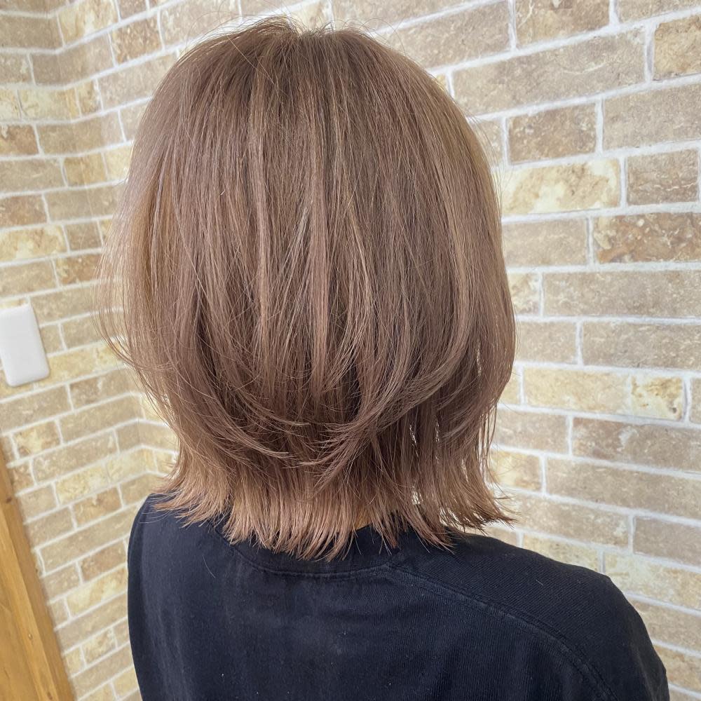 ミルクティーピンクベージュ Mertie メルティエ のヘアスタイル 美容院 美容室を予約するなら楽天ビューティ