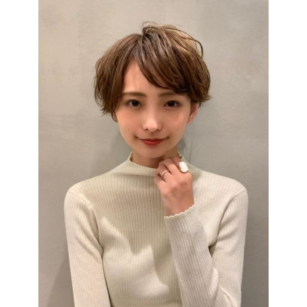 Aube Hair マッシュパーマ ビターブラウン Aube Hair Aila 難波店 オーブヘアアイラ ナンバテン のヘアスタイル 美容院 美容室を予約するなら楽天ビューティ