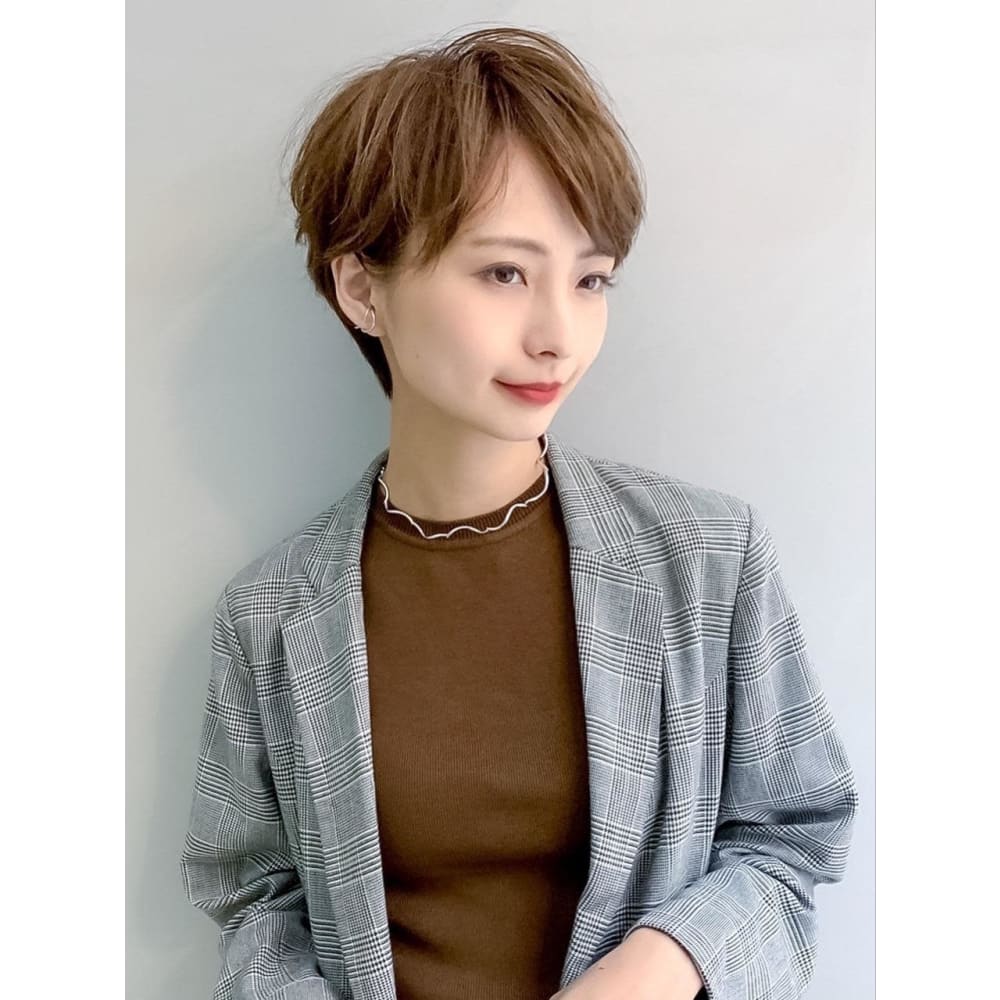 代 30代 耳かけ大人ショート Aube Hair Fred 熊本店 オーブヘアフレッドクマモトテン のヘアスタイル 美容院 美容室を予約するなら楽天ビューティ