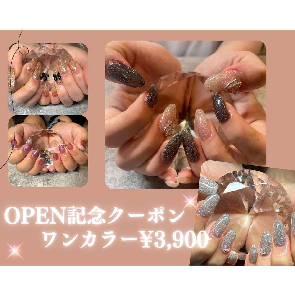 Peche Bloom 大阪梅田[パラジェル/フィルイン/マグネット/ジェルネイル] 画像