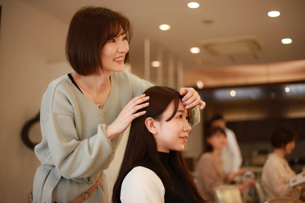 サロンでのヘアケア