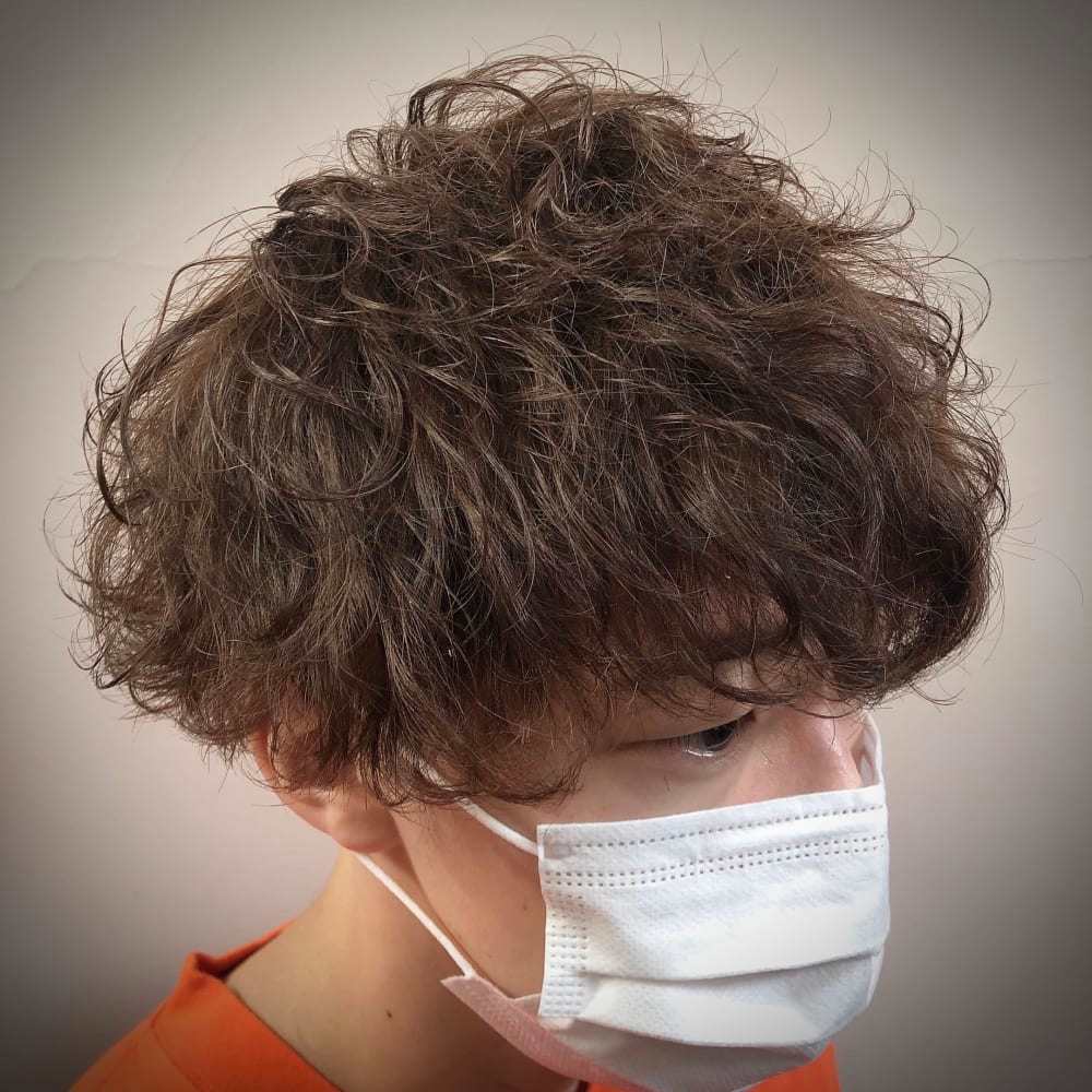 男性 プードルパーマ