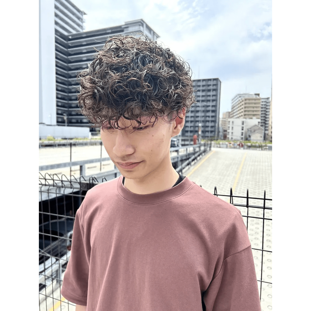 男性 プードルパーマ