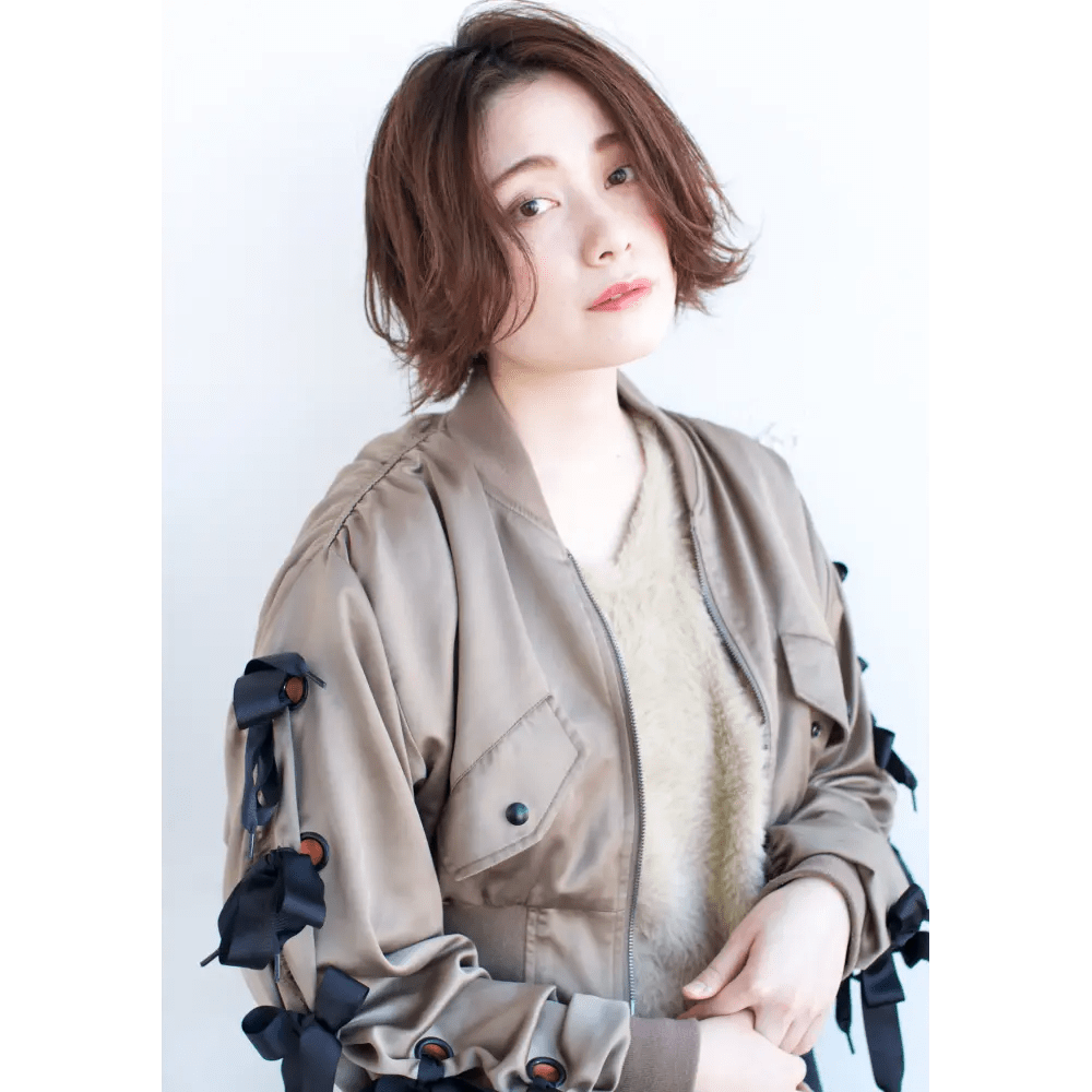 女性 無造作感