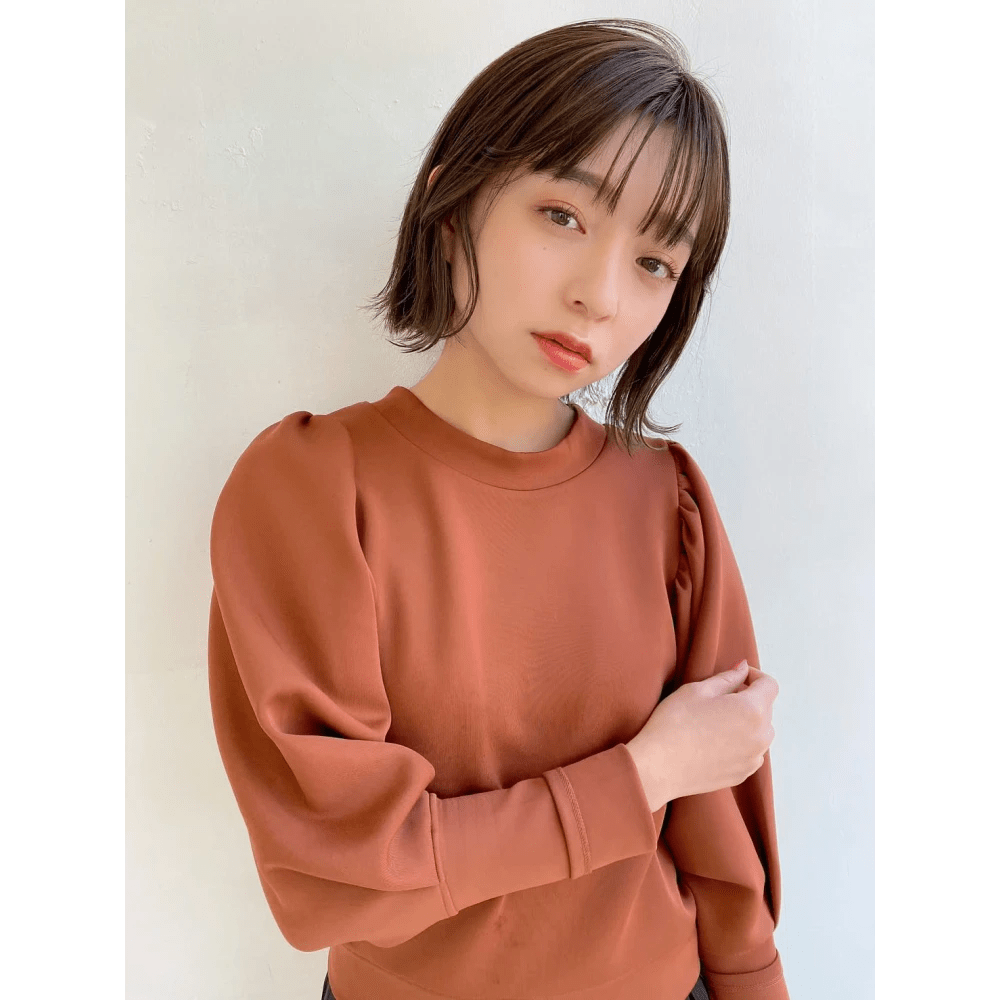 女性 シースルーバング