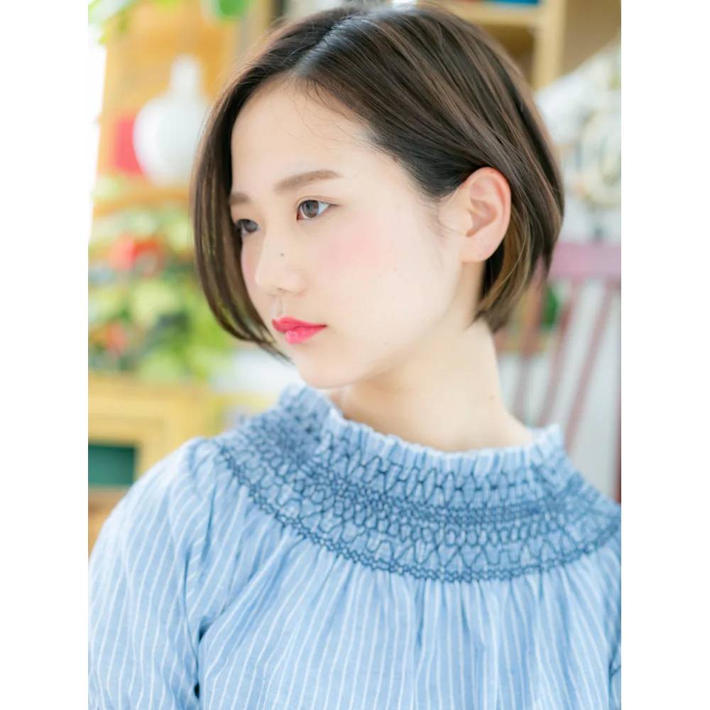 女性 ナチュラルボブ