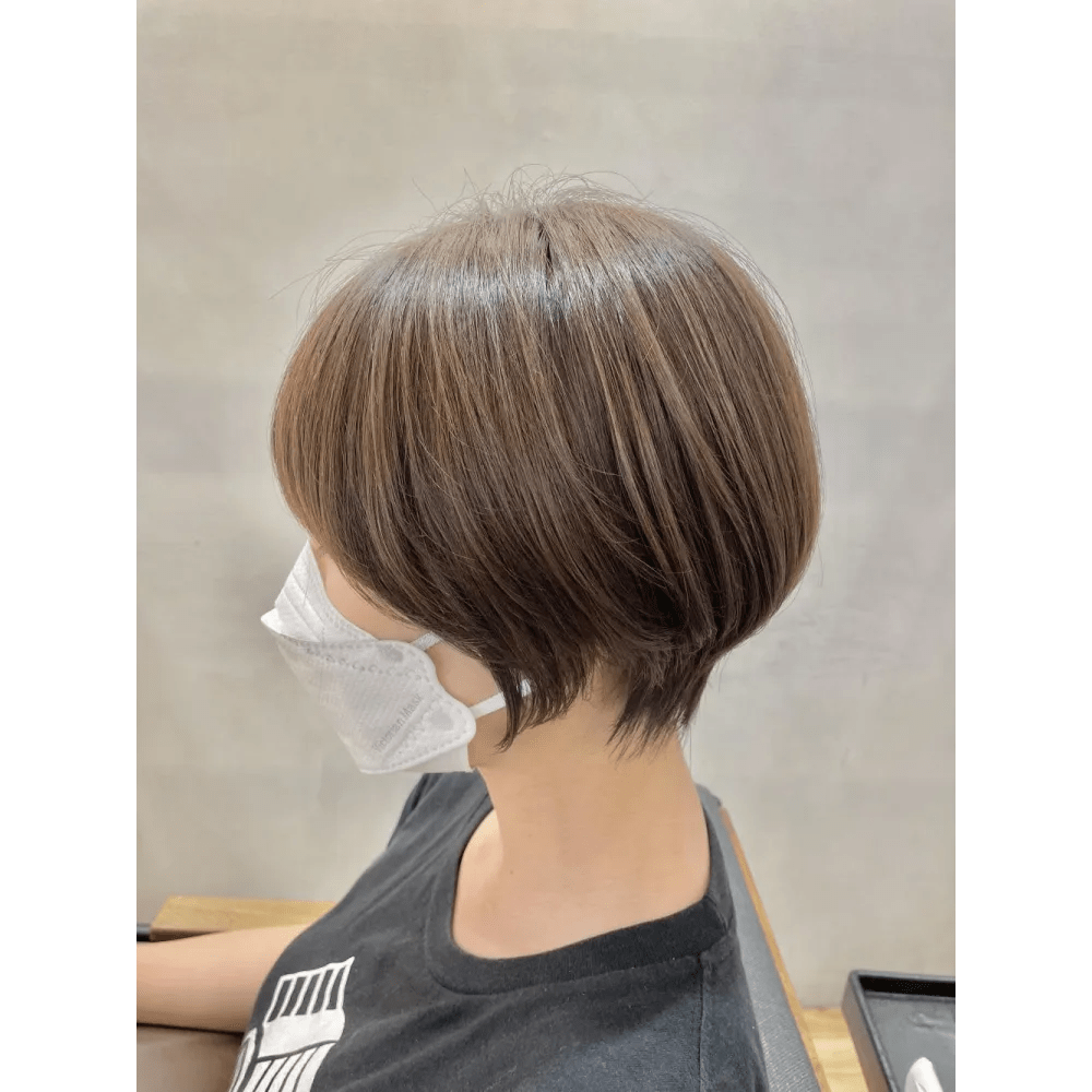 女性 白髪ぼかし