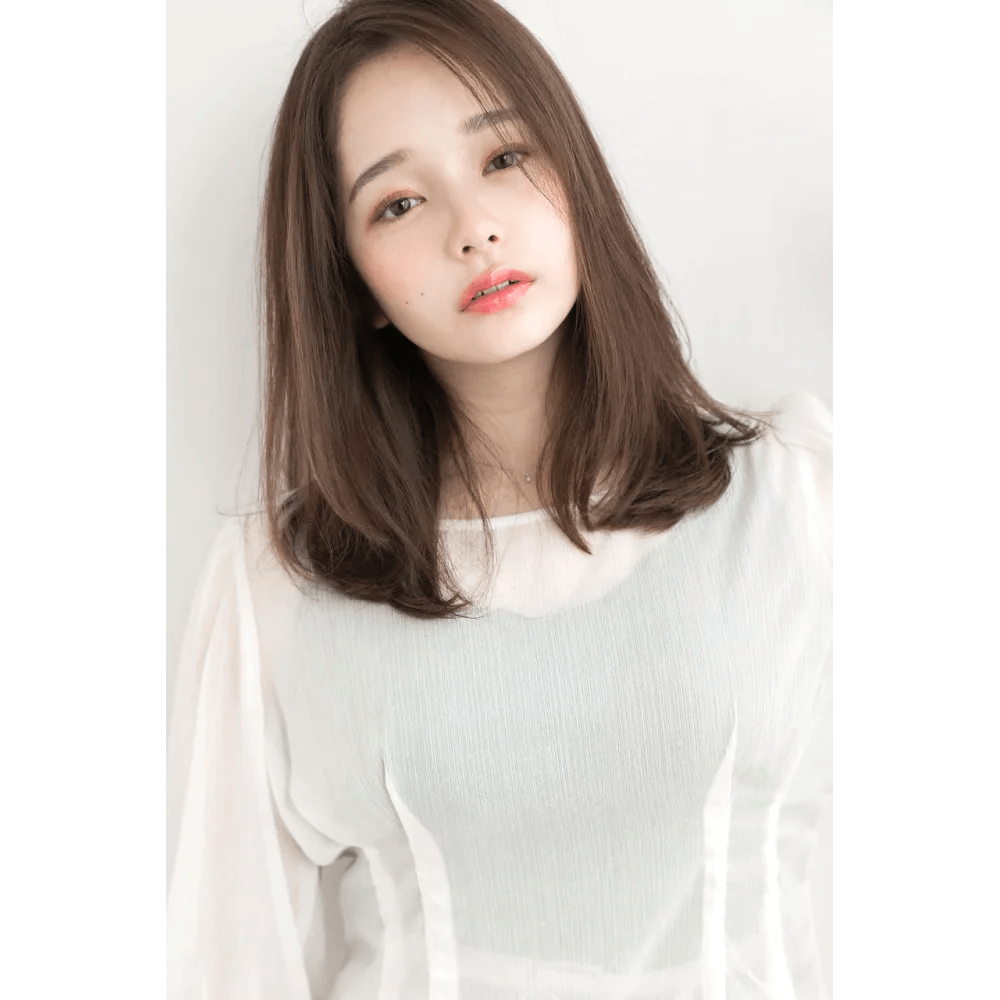 女性 ロングボブ