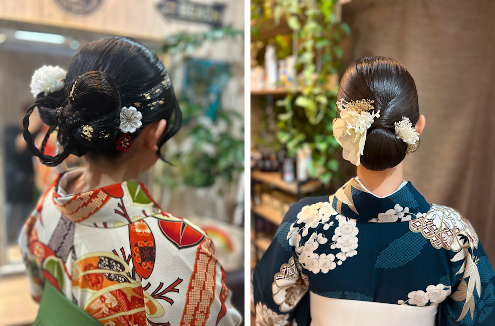 ヘアセット 着付け