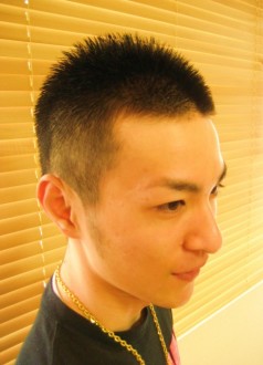 メンズベリーショート、クールな男髪/1枚目