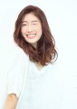 立ち上げ前髪×ゆるふわロング 立ち上げ前髪×ゆるふわロング