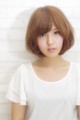 小顔を引き出すナチュラル可愛いボブ
