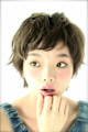 大人かわいいグレージュショート 大人かわいいグレージュショート