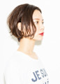 美人度UP☆こなれ感☆耳かけショートボブ☆