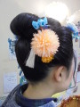 日本髪風ヘアセット