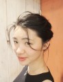 ルーズなねじりアレンジ