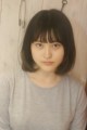 毛先カラー*ダークグレー 毛先カラー*ダークグレー