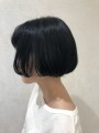 切りっぱなしボブ*インナーカラー 切りっぱなしボブ*インナーカラー