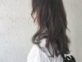セミロングで透ける暗髪ヘア♪お客様スタイル