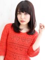暗髪×レイヤーミディ 暗髪×レイヤーミディ